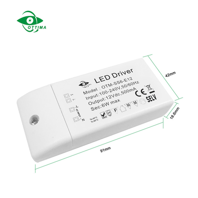 12V indoor light hot sales 6w 12w 24w 30w small size led driver for full power led strip light emergency driver