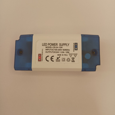 White LED Strip Case AC 110V~240V To DC 24V 0.5A Power Supply Led Driver 24W LED Transformer
