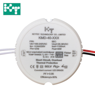 20W constant current 1100mA led driver D75*25mm